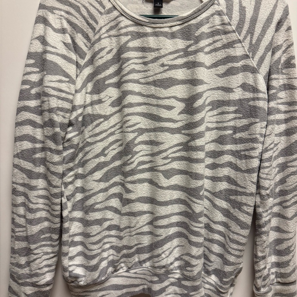 Buffalo David Bitton Gray and White Sweatshirt‎